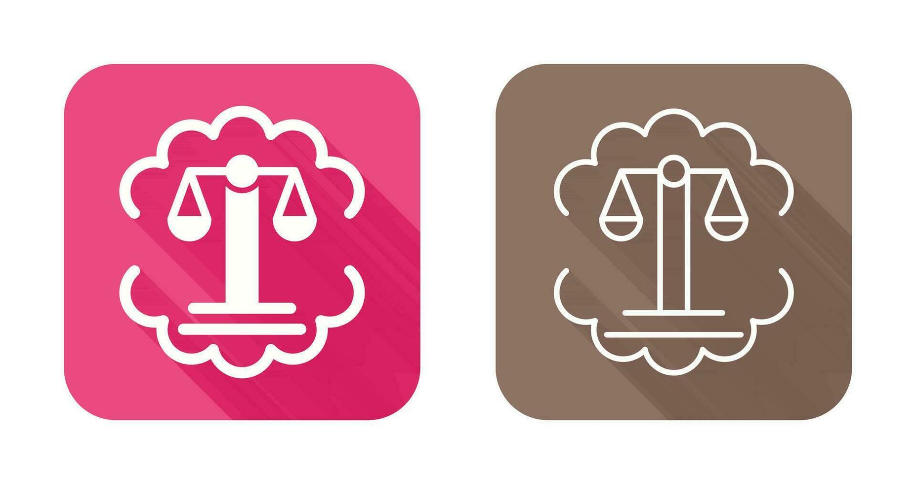 Justice Scale Vector Icon