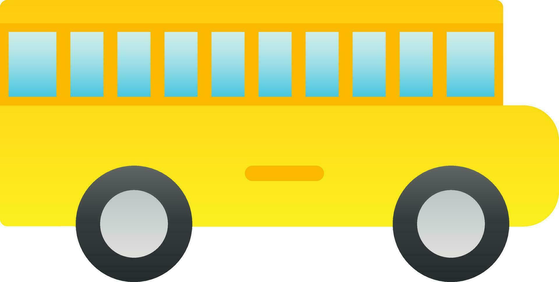 School bus Vector Icon Design