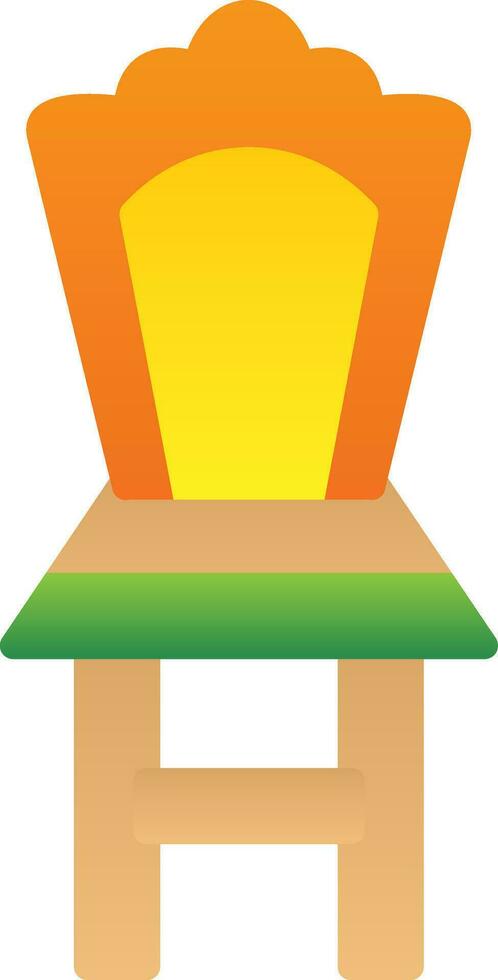 diseño de icono de vector de silla