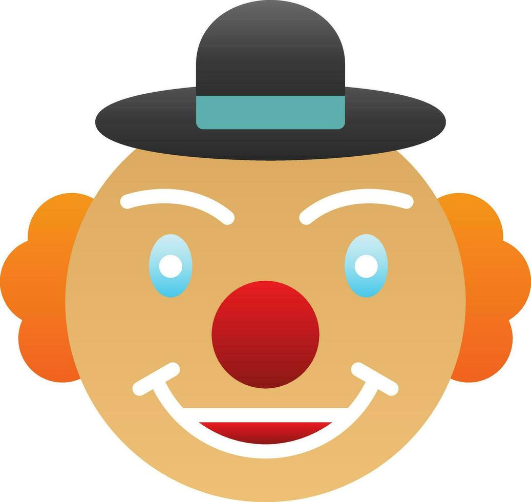 Clown Vector Icon Design