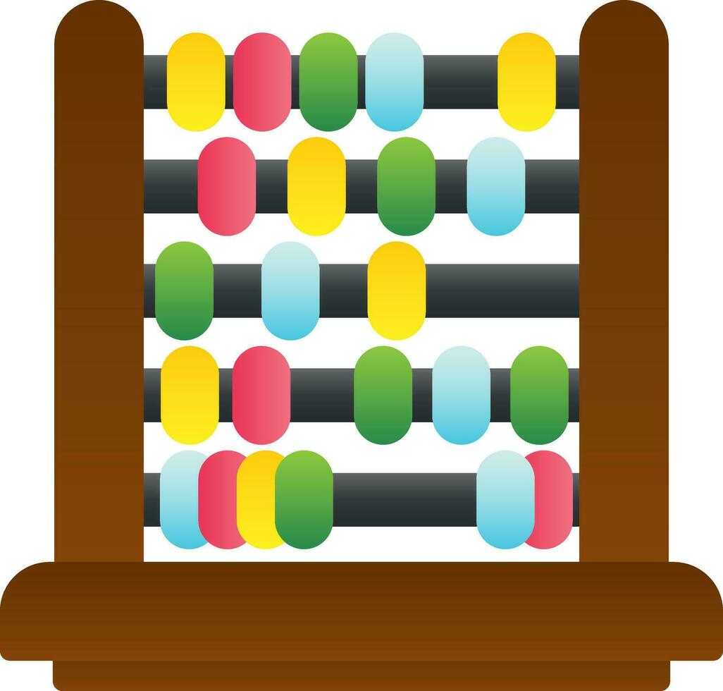 Baby abacus Vector Icon Design