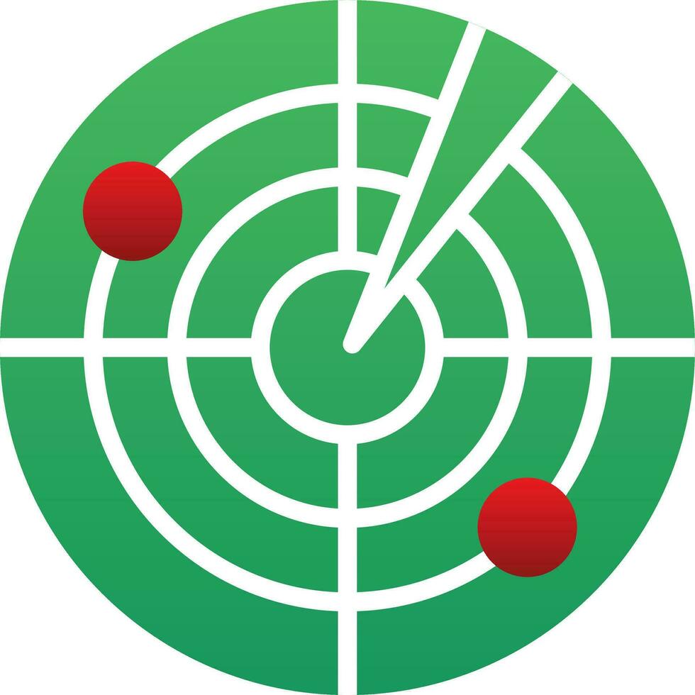 Radar Vector Icon Design