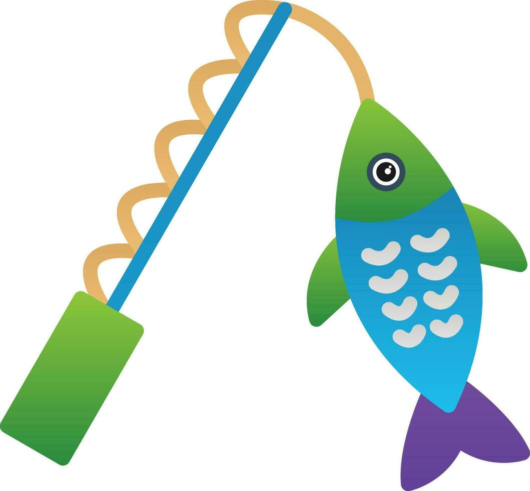 Fishing Vector Icon Design