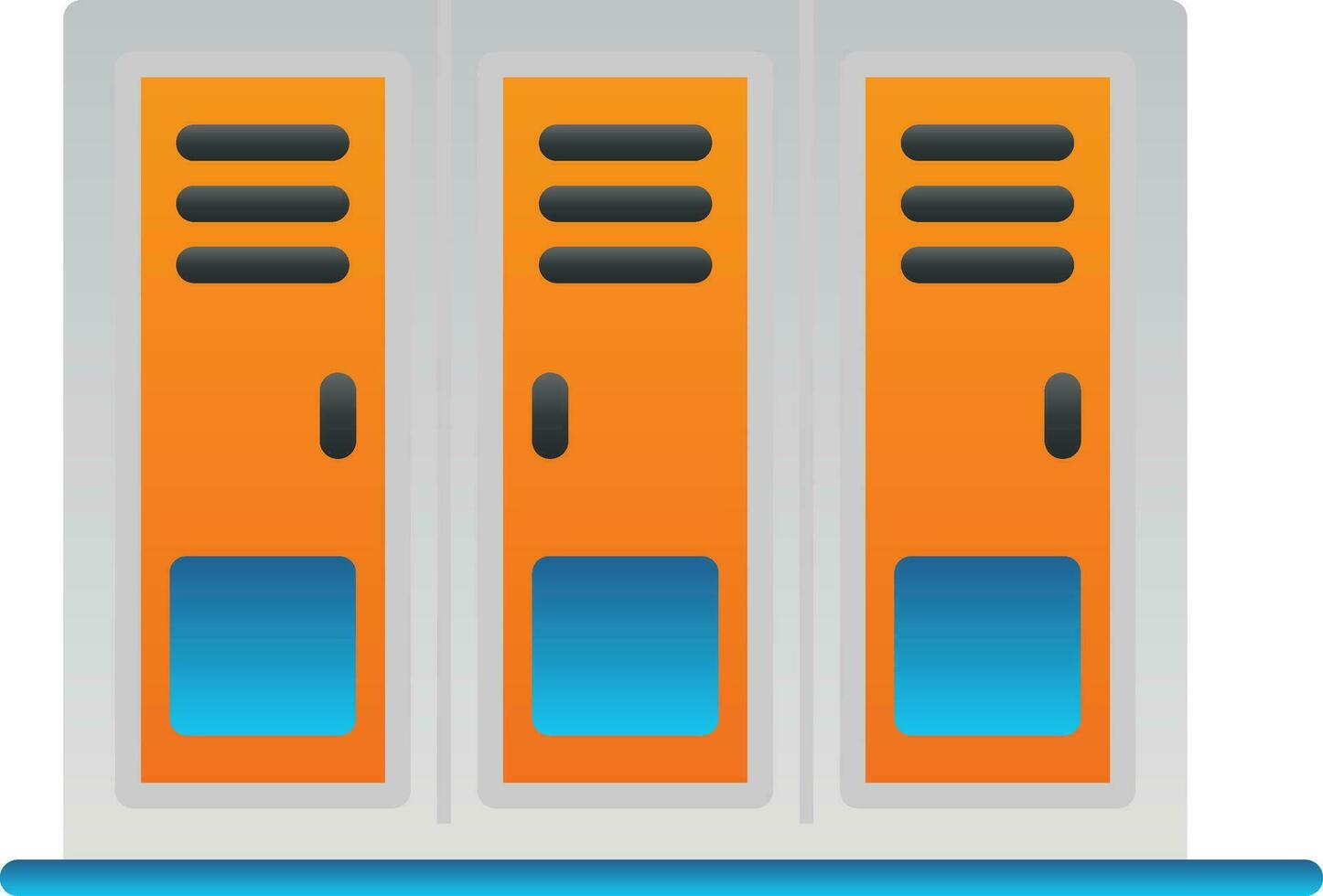 Locker Vector Icon Design