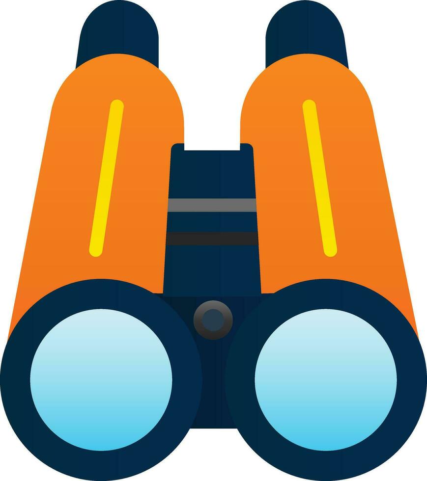 Binoculars Vector Icon Design
