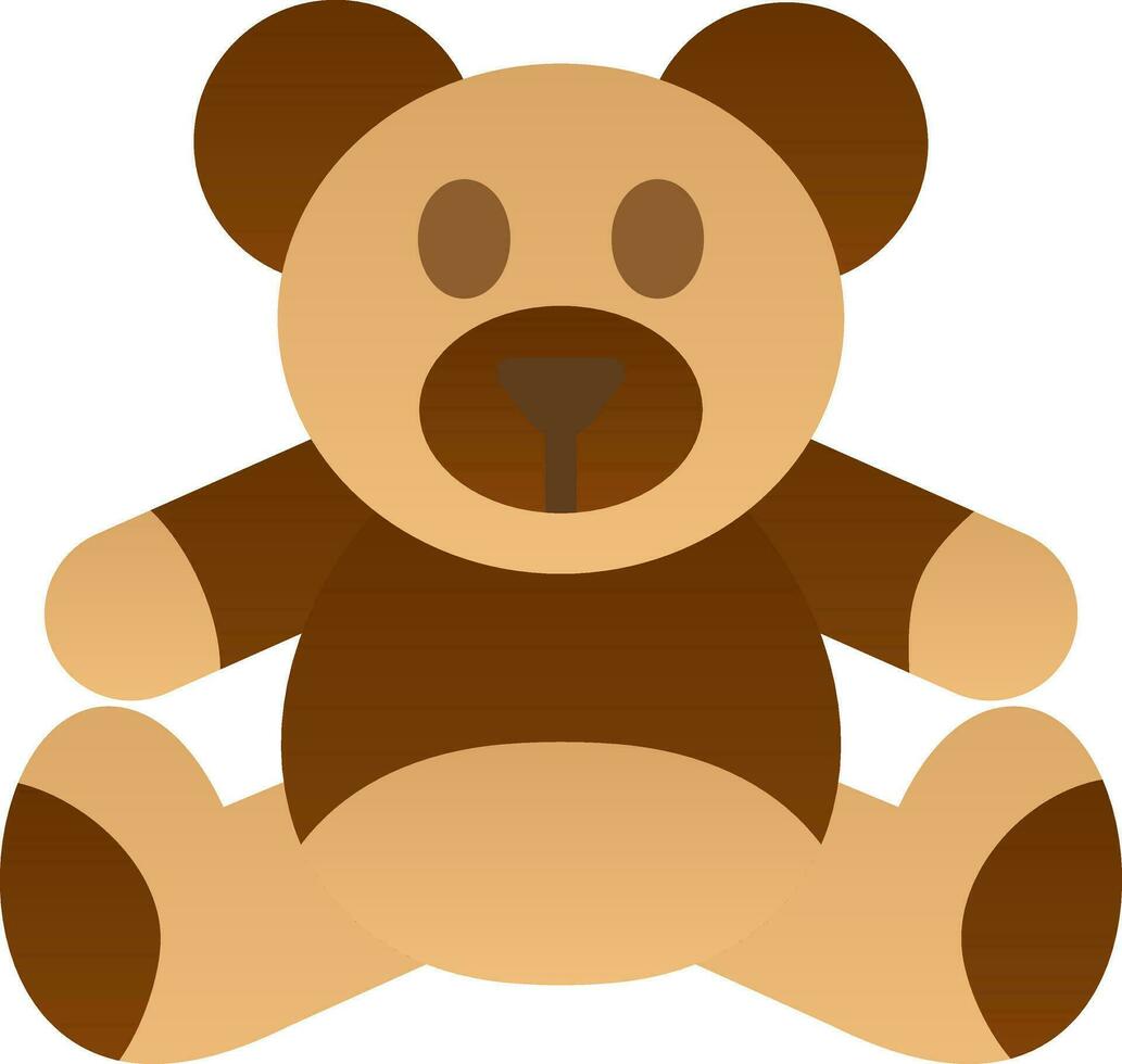 Teddy bear Vector Icon Design