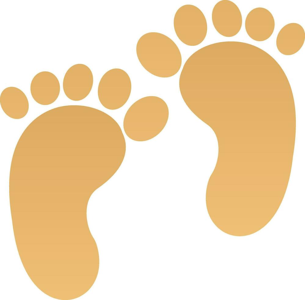 Footprint Vector Icon Design