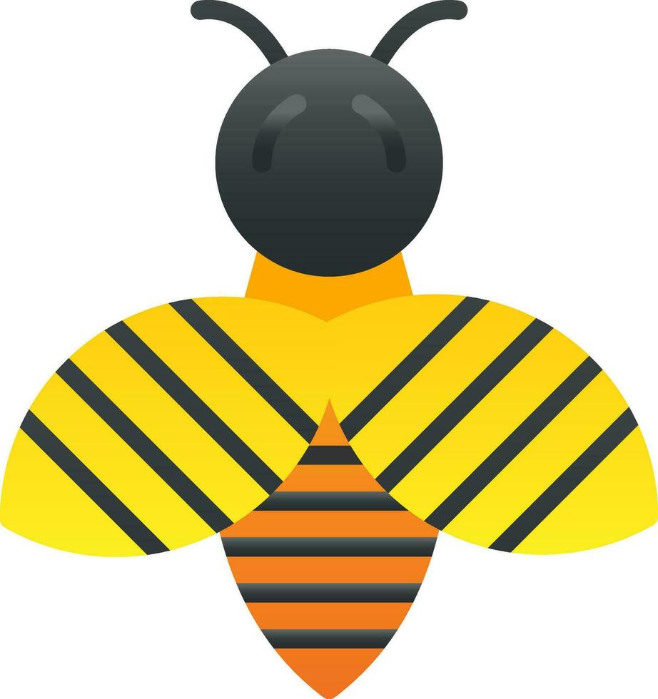 ortografía abeja vector icono diseño