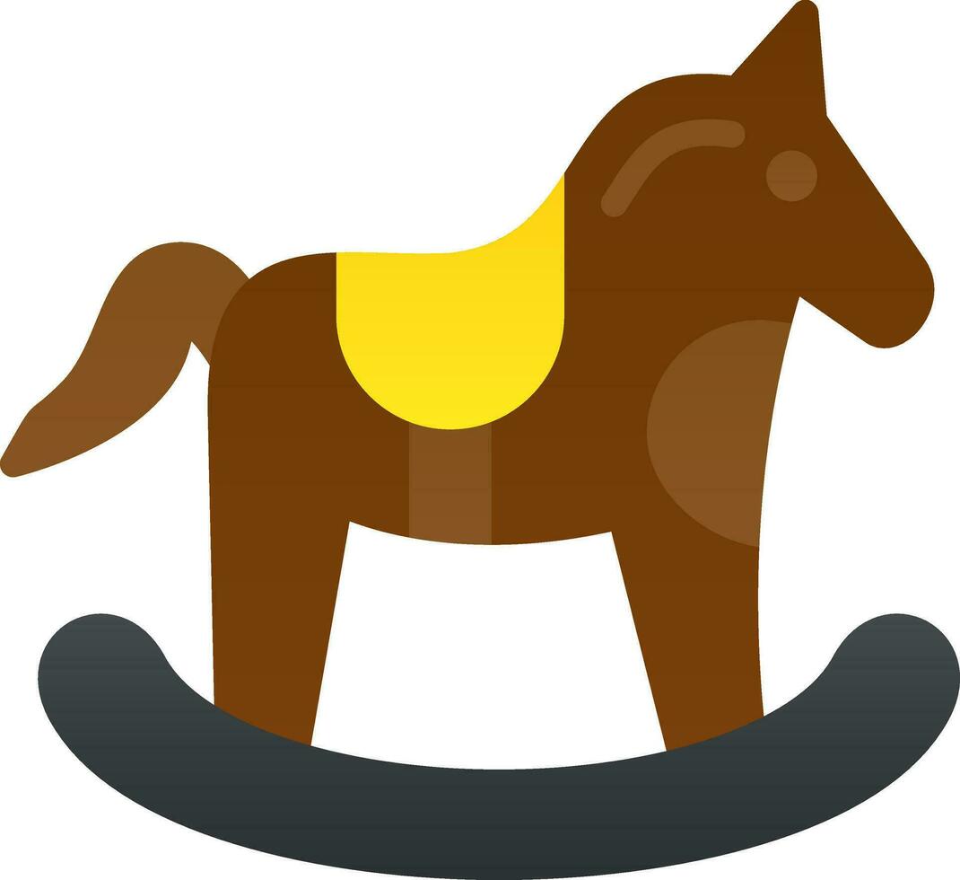 caballo juguete vector icono diseño