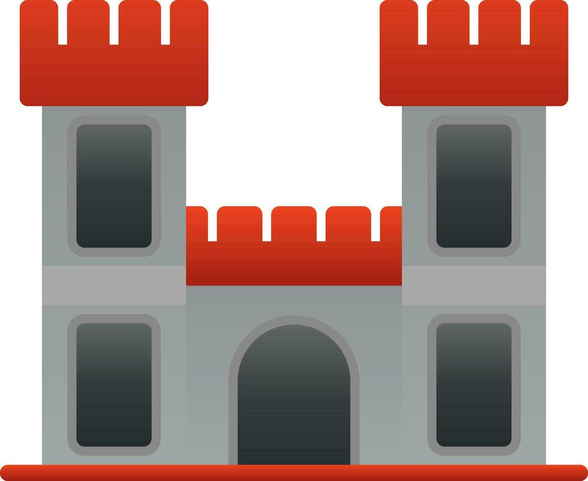 Castle Vector Icon Design