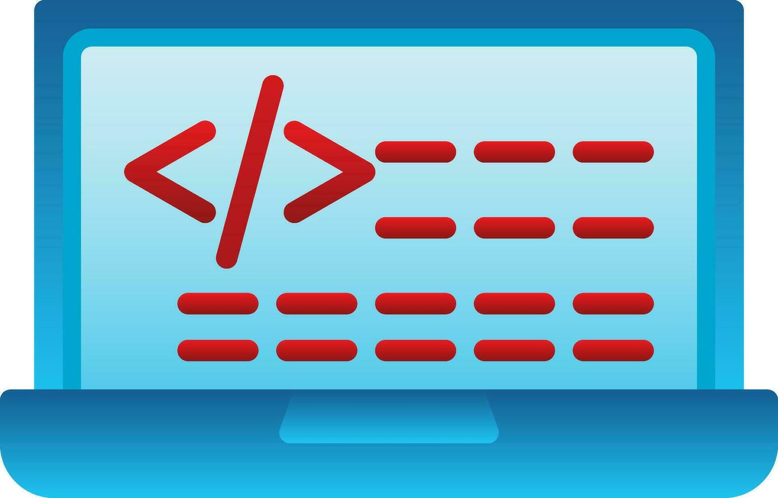 Coding Vector Icon Design