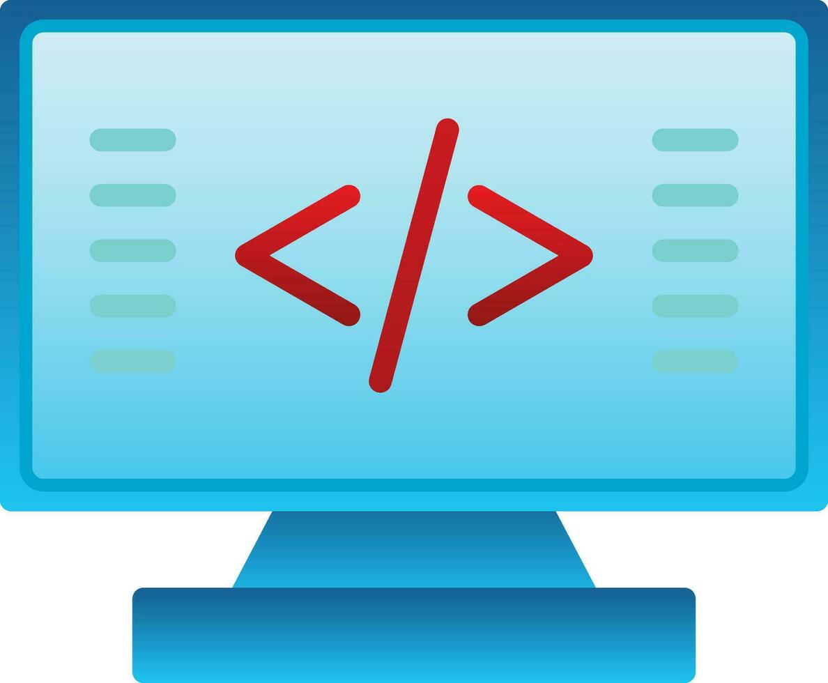 codificación vector icono diseño