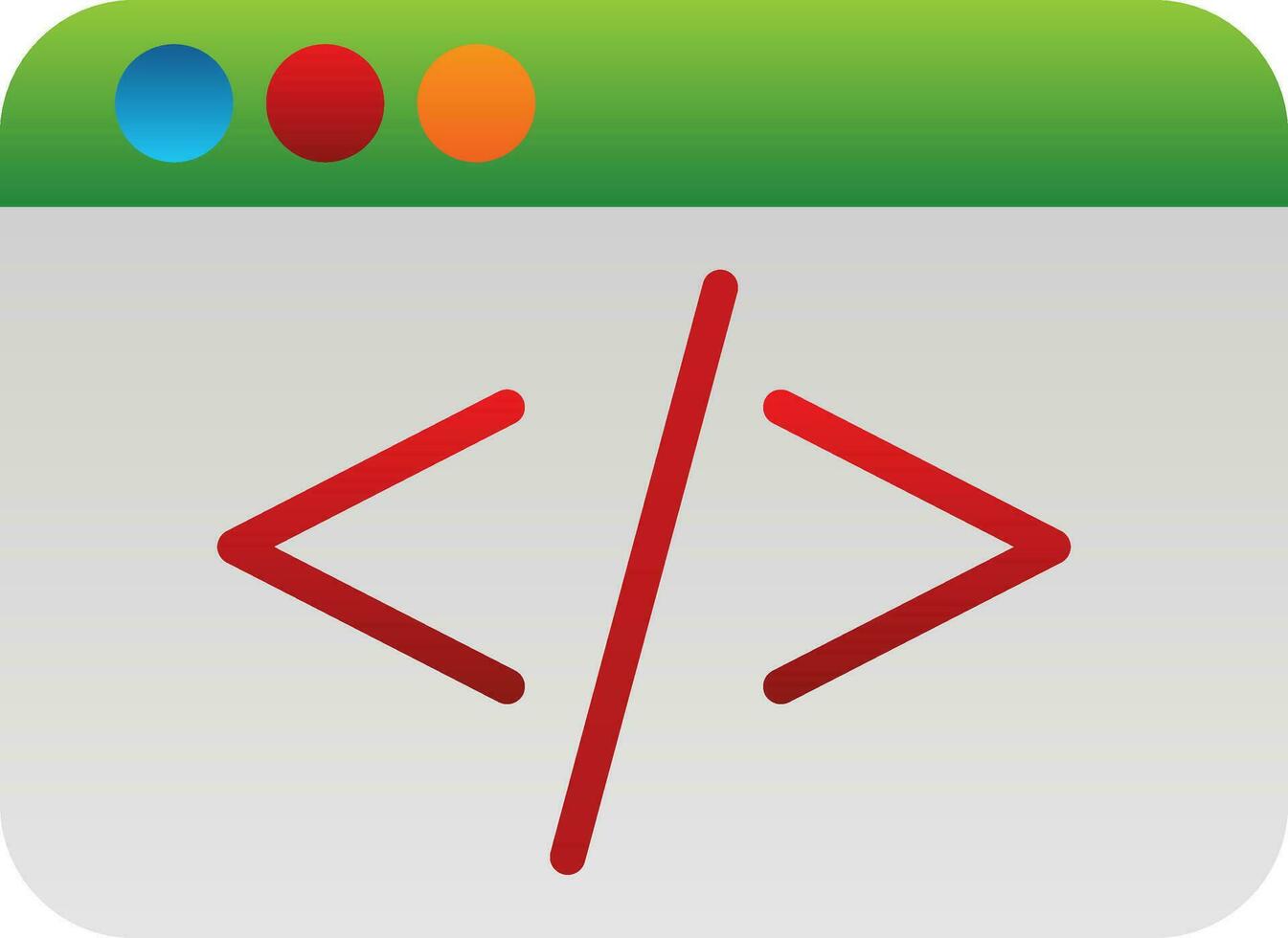 Coding Vector Icon Design