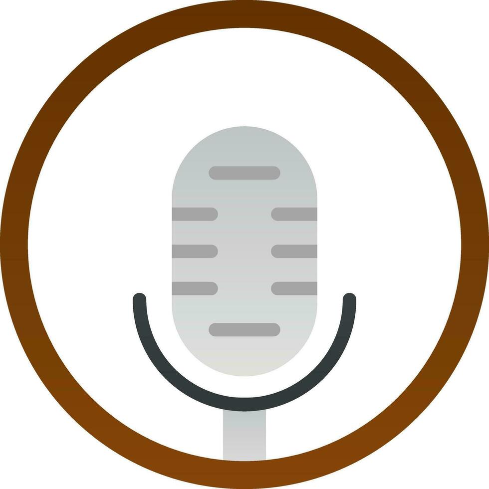 Podcast Vector Icon Design