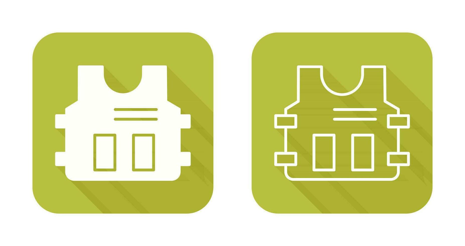 Police Vest Vector Icon