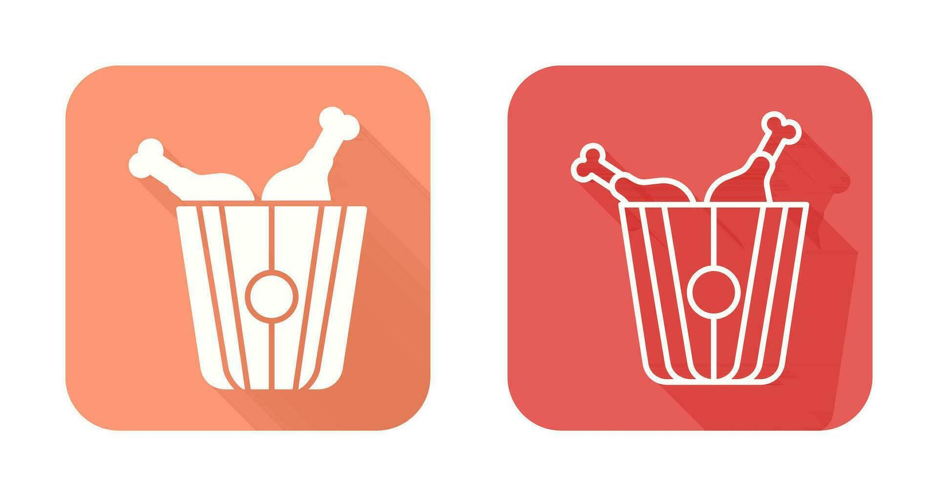 Fried Chicken Vector Icon