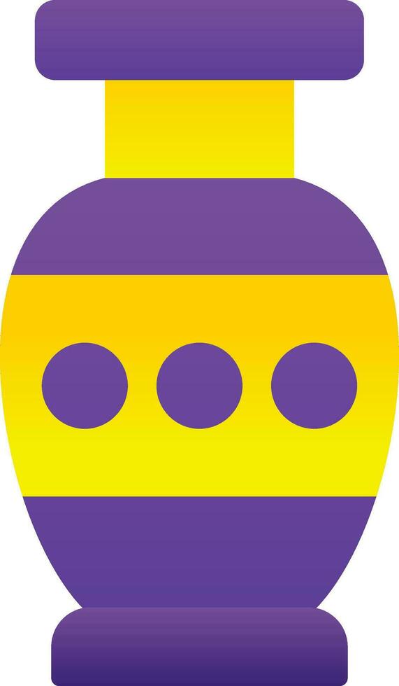 diseño de icono de vector de florero