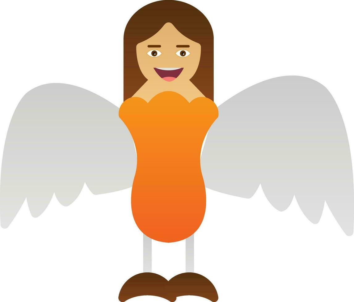 Harpy Vector Icon Design