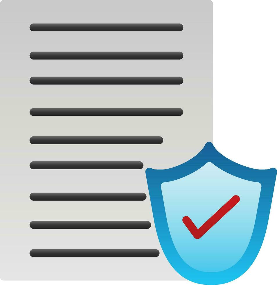 File protection Vector Icon Design