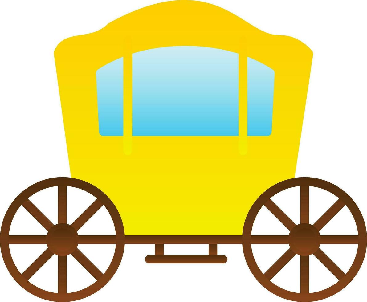Carriage Vector Icon Design