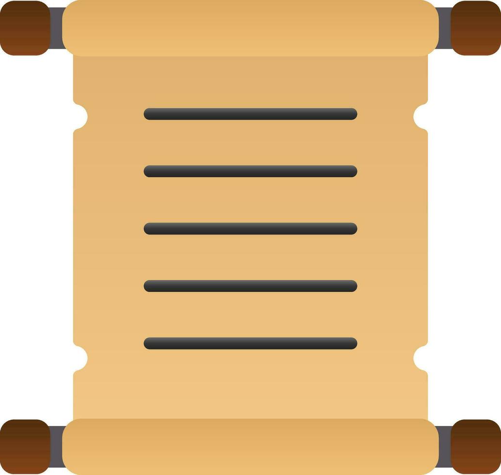 Parchment Vector Icon Design