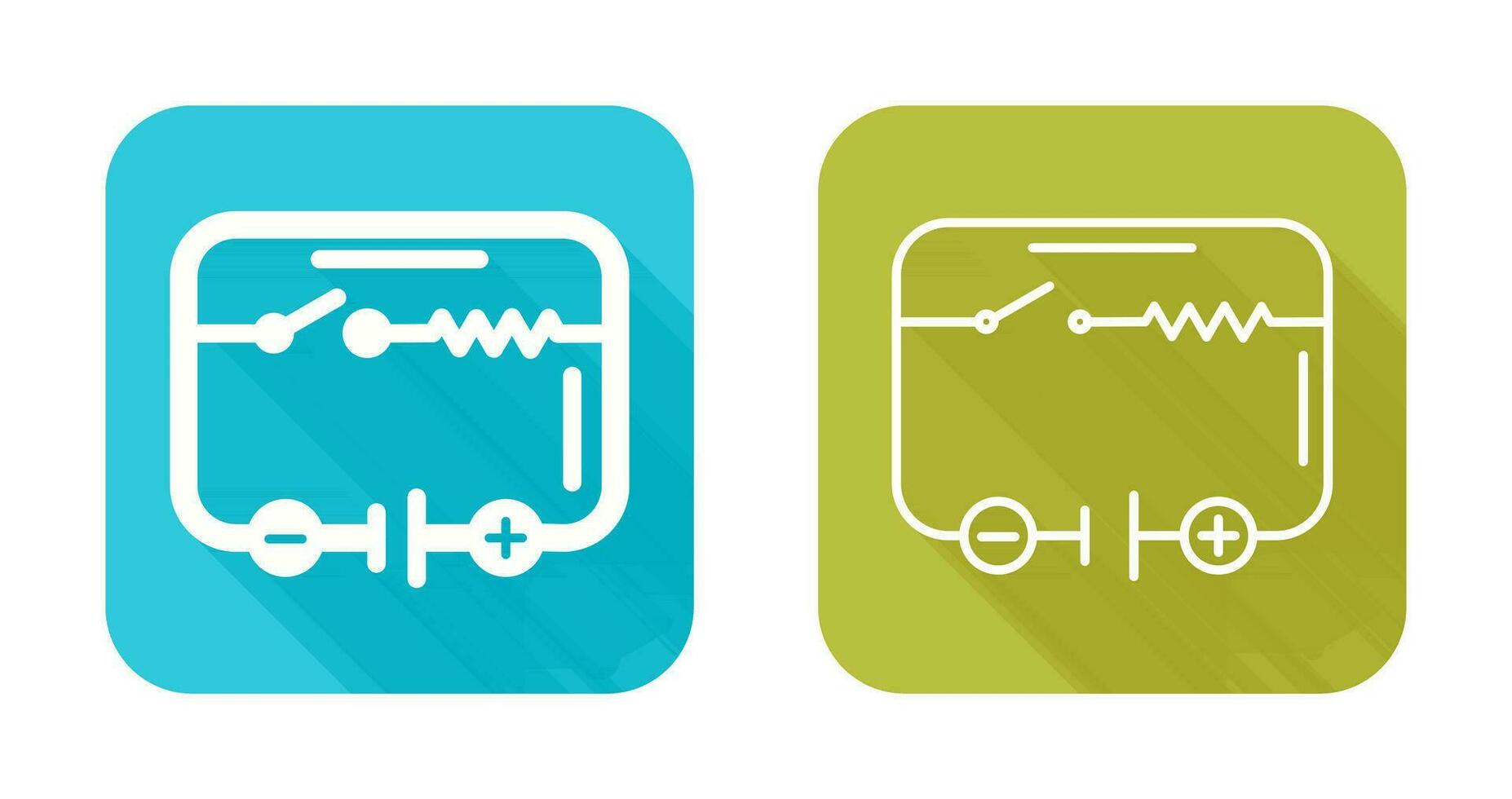 icono de vector de circuito eléctrico