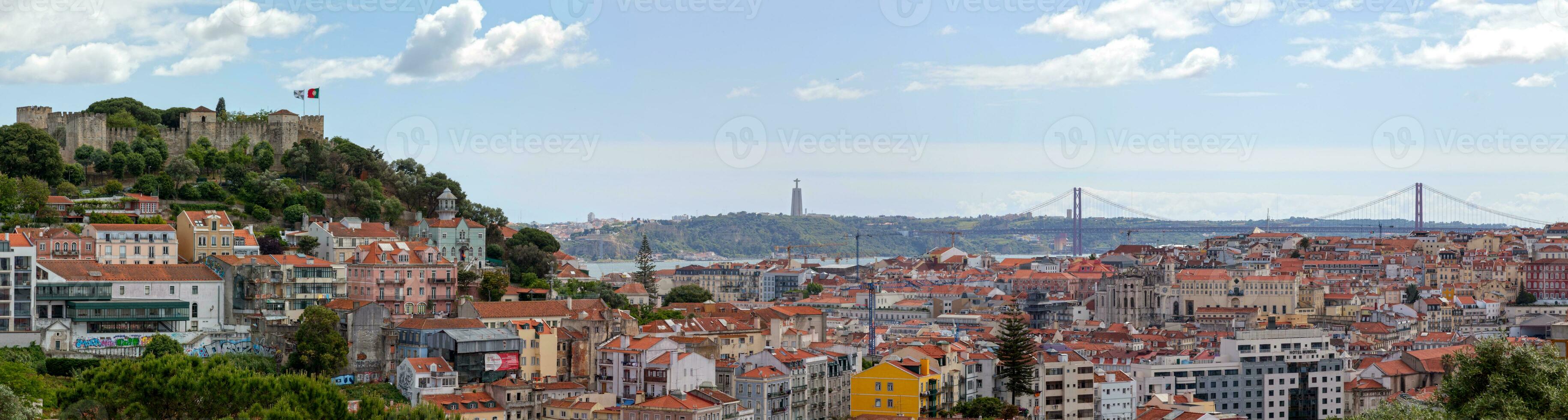 Panoramic view of Lisbon photo