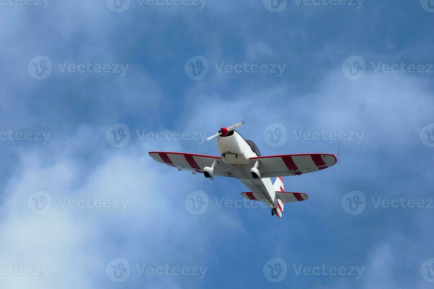 Ultralight airplane flying photo