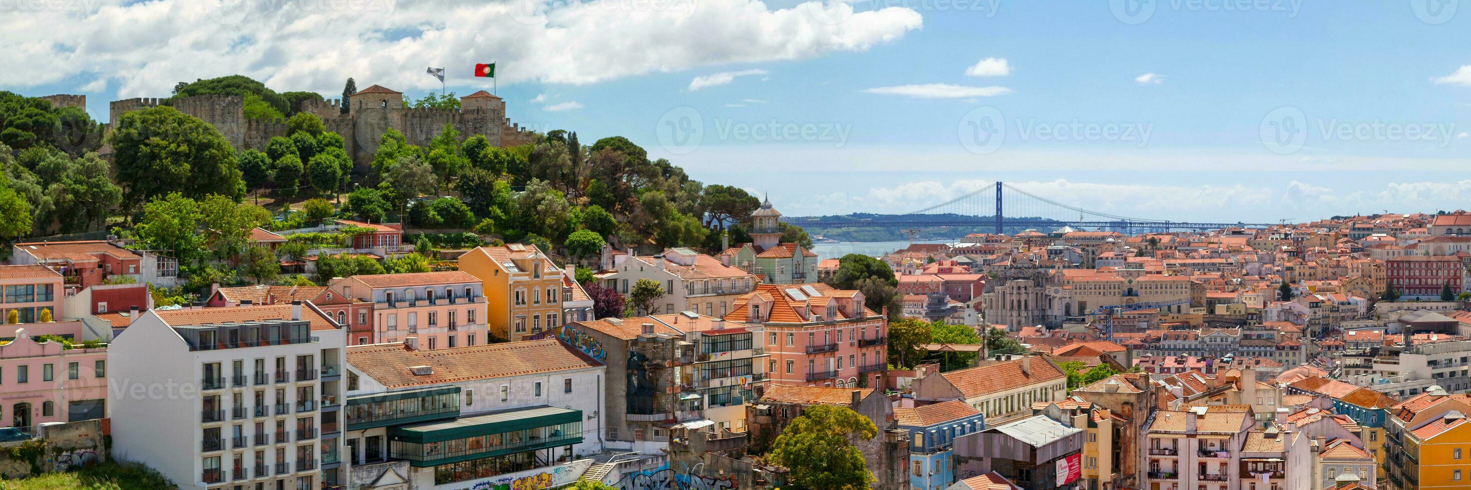 Panoramic view of Lisbon photo
