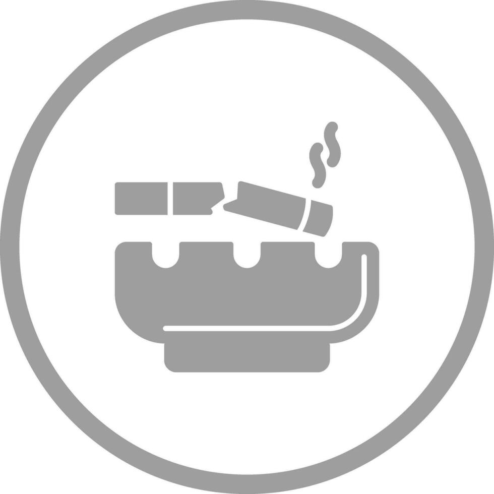 Broken Cigarette Vector Icon