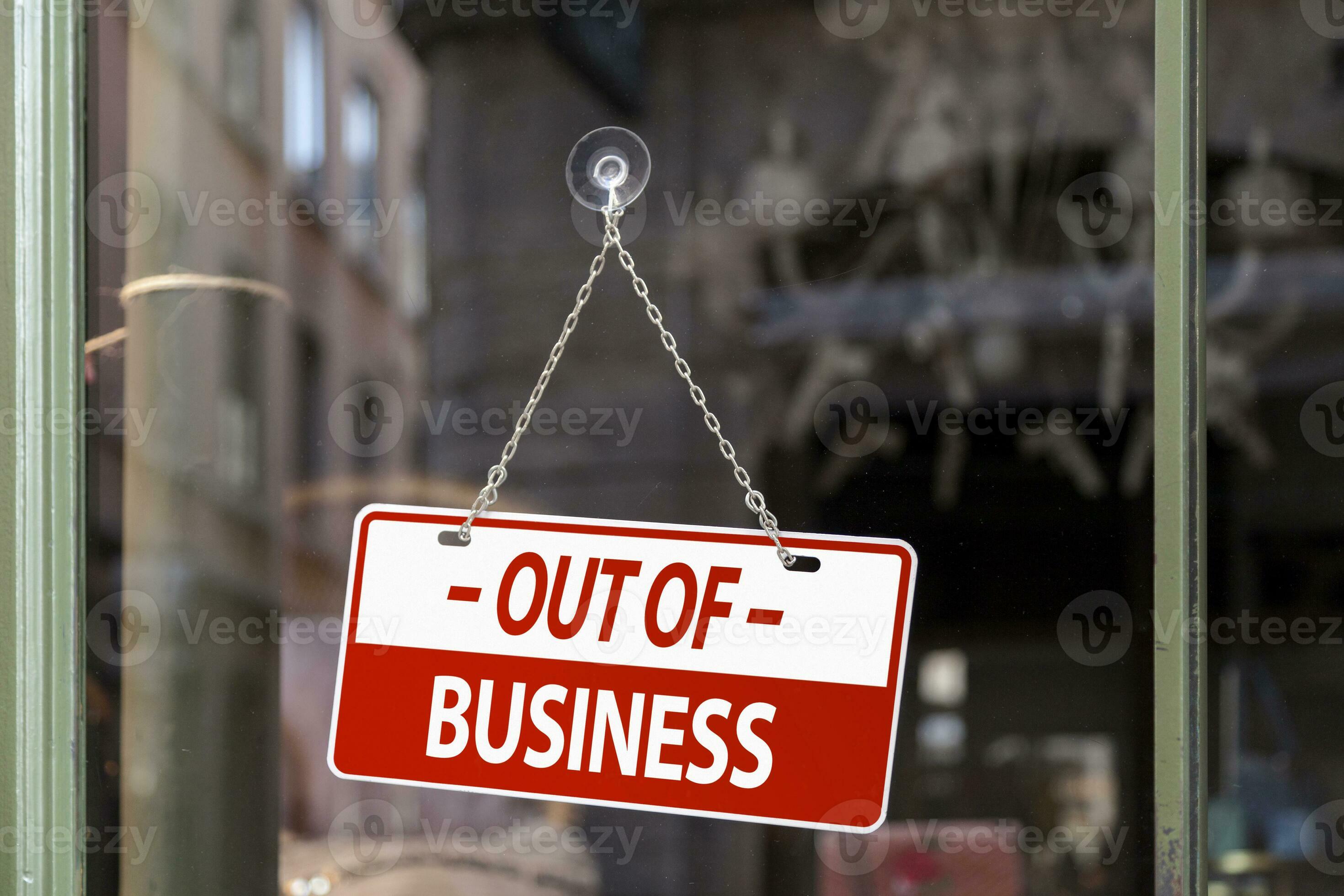 Out of business sign 24936970 Stock Photo at Vecteezy