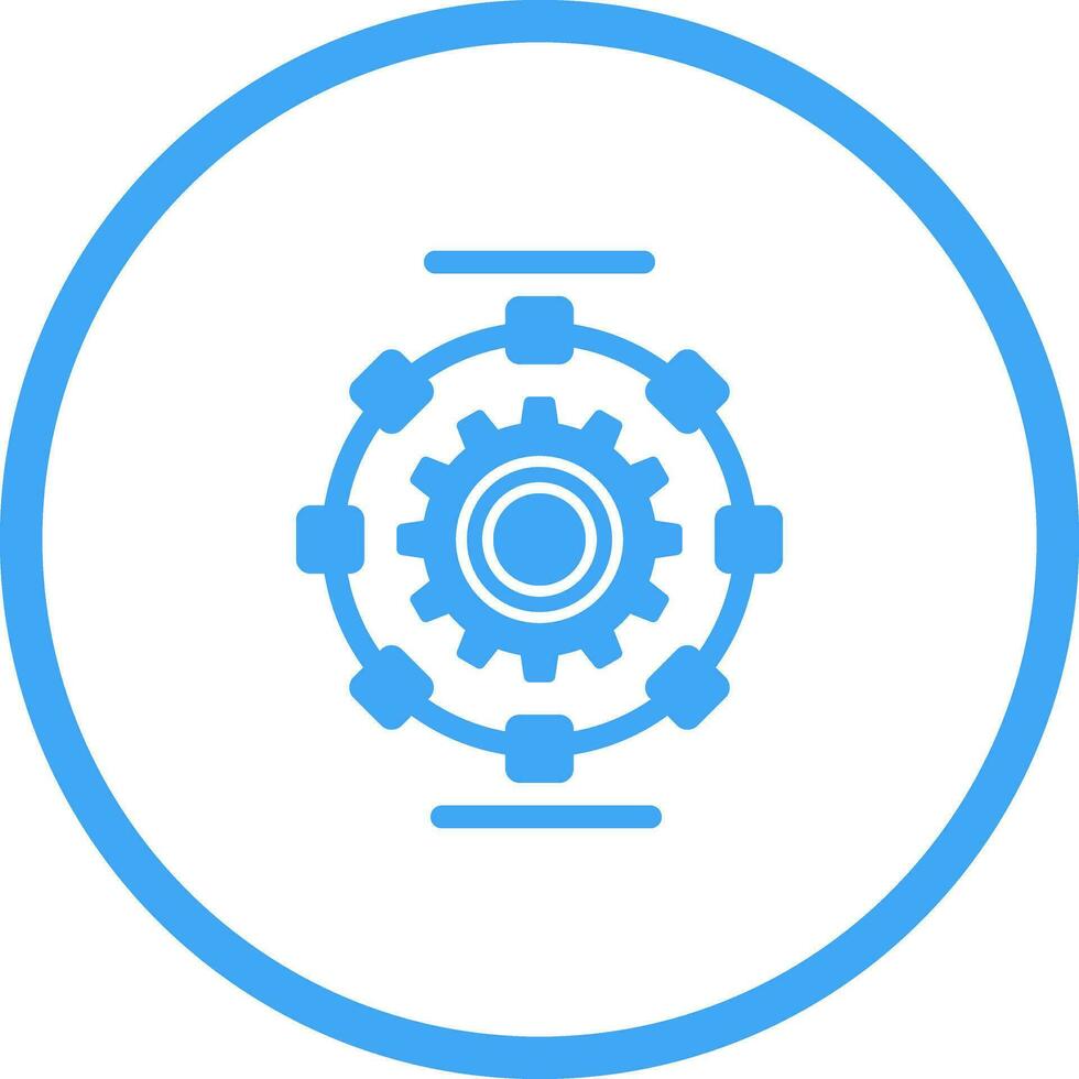 Automated Process Vector Icon