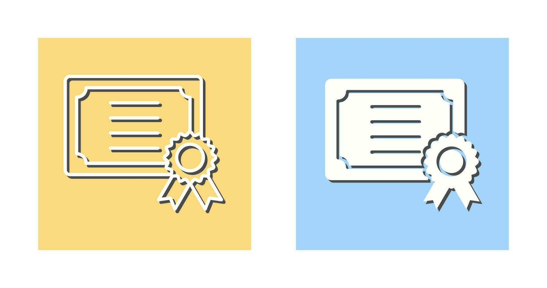 Certificate Vector Icon