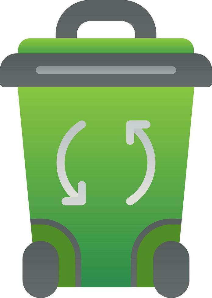 diseño de icono de vector de papelera de reciclaje