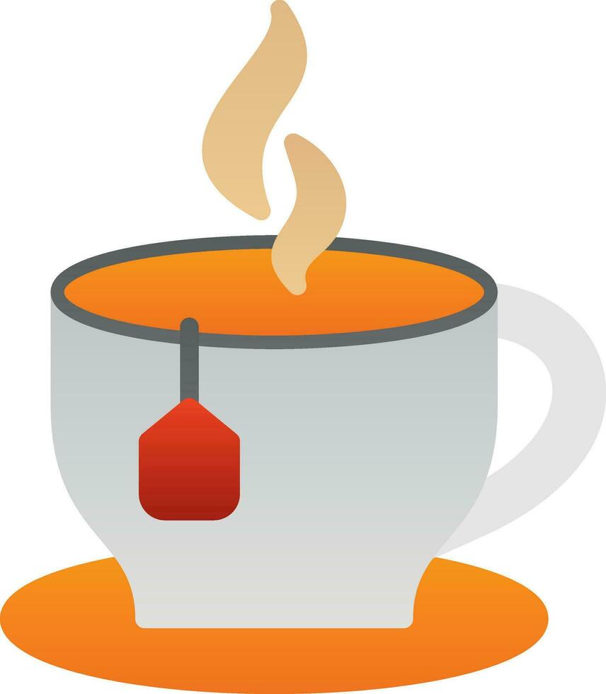 Tea cup Vector Icon Design