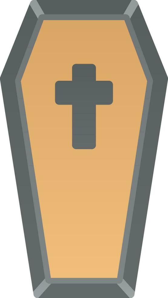 Coffin Vector Icon Design