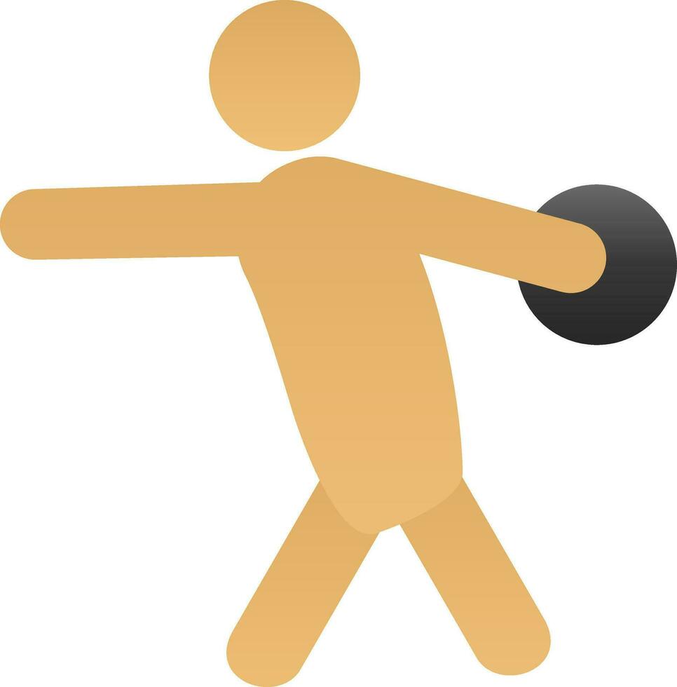 Discus Vector Icon Design