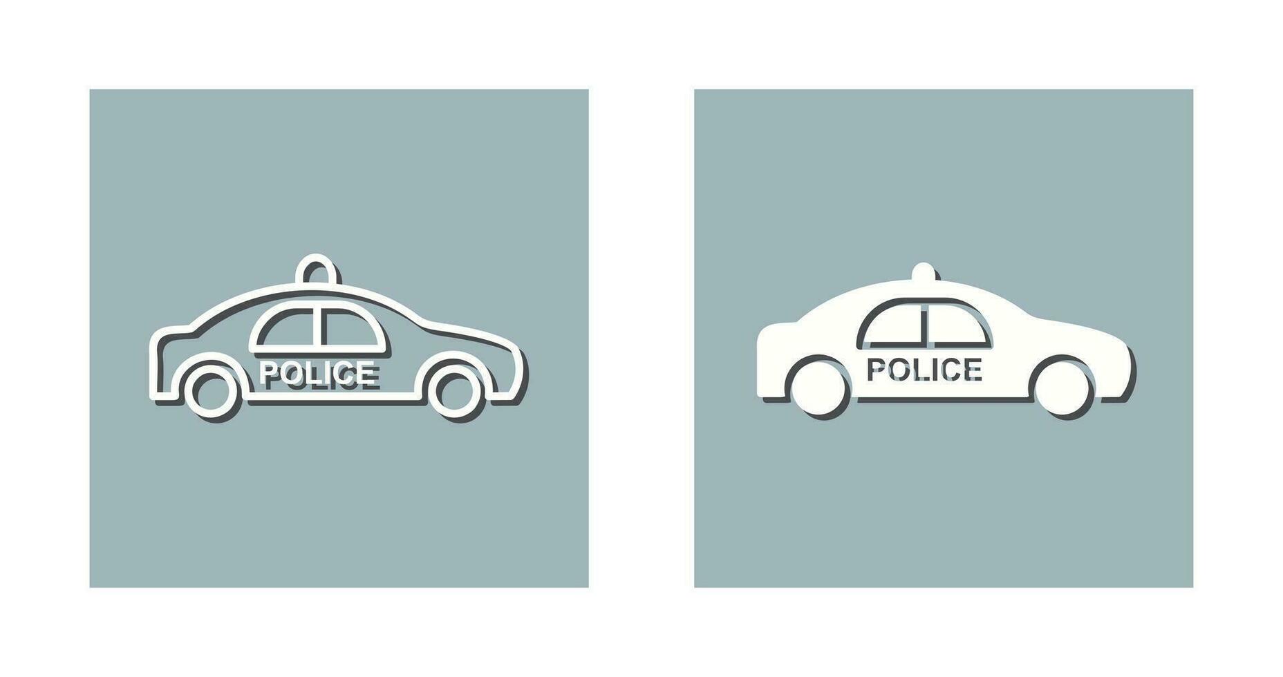 Police Car Vector Icon