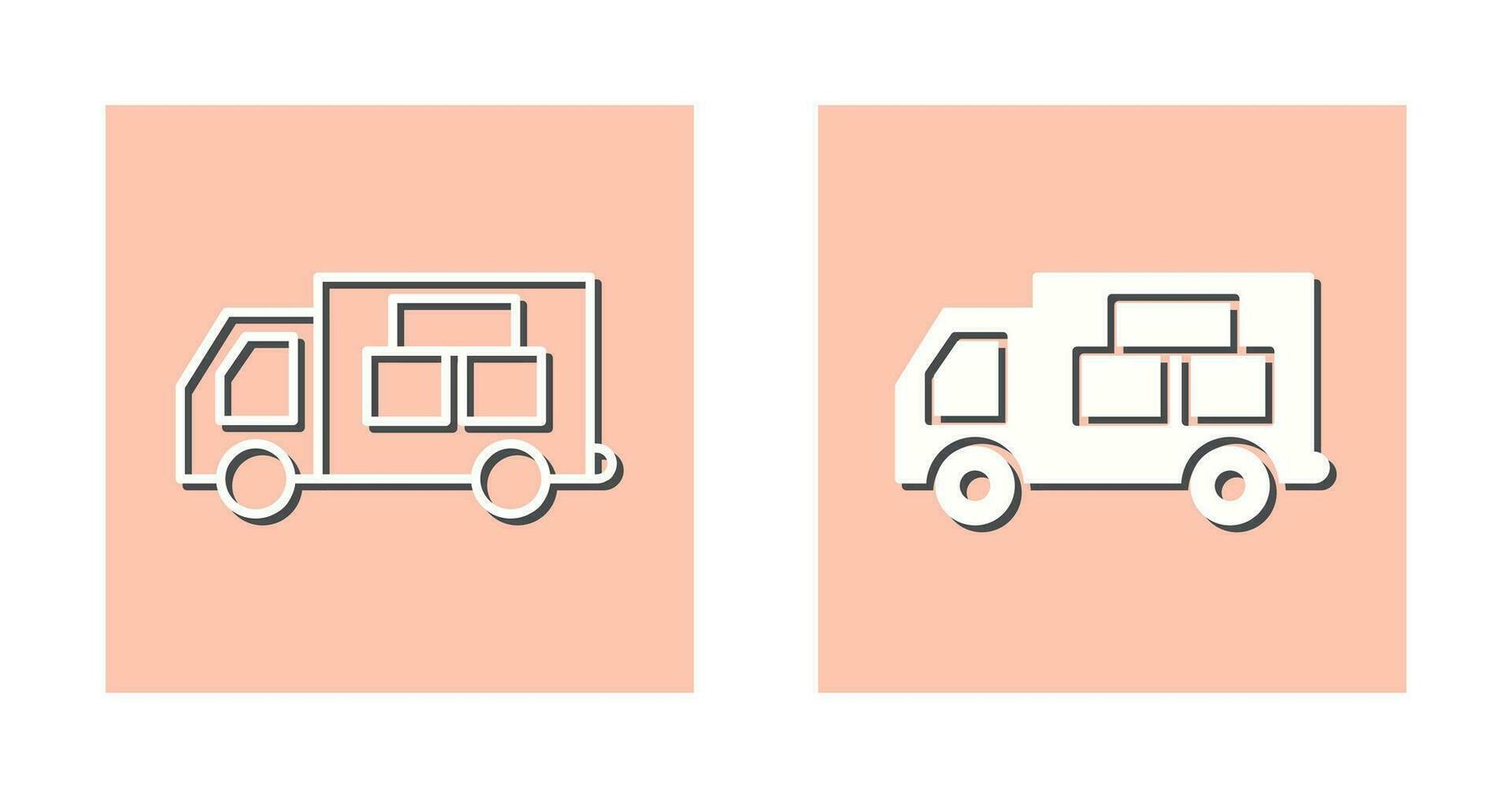 Logistics Car Vector Icon