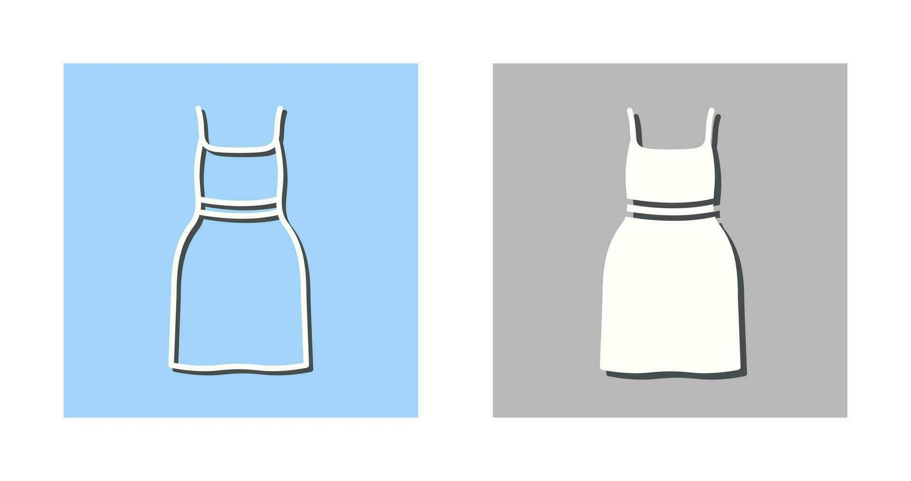 Cocktail Dress Vector Icon