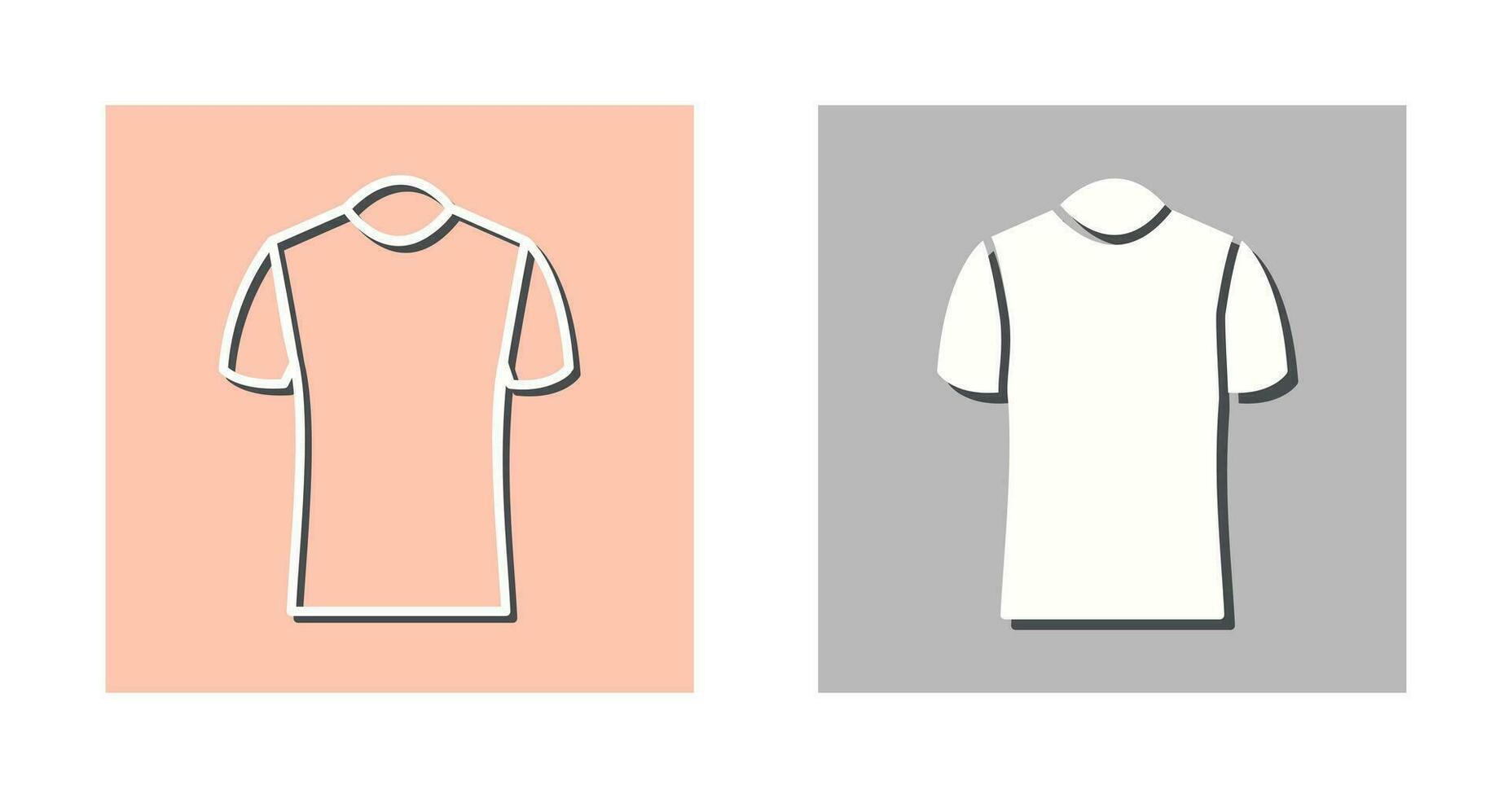 icono de vector de camisa de polo