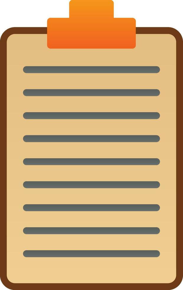 Clipboard Vector Icon Design