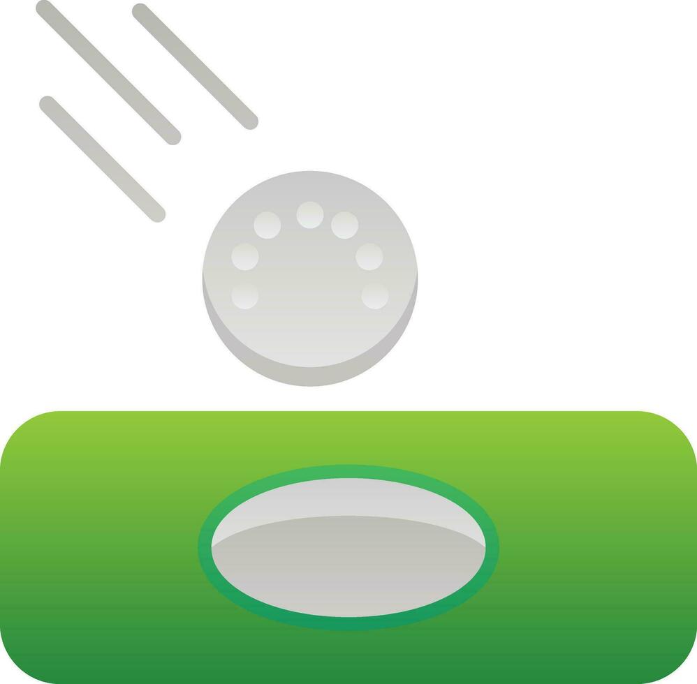 Hole in one Vector Icon Design