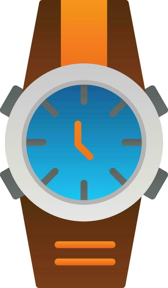 Wristwatch Vector Icon Design