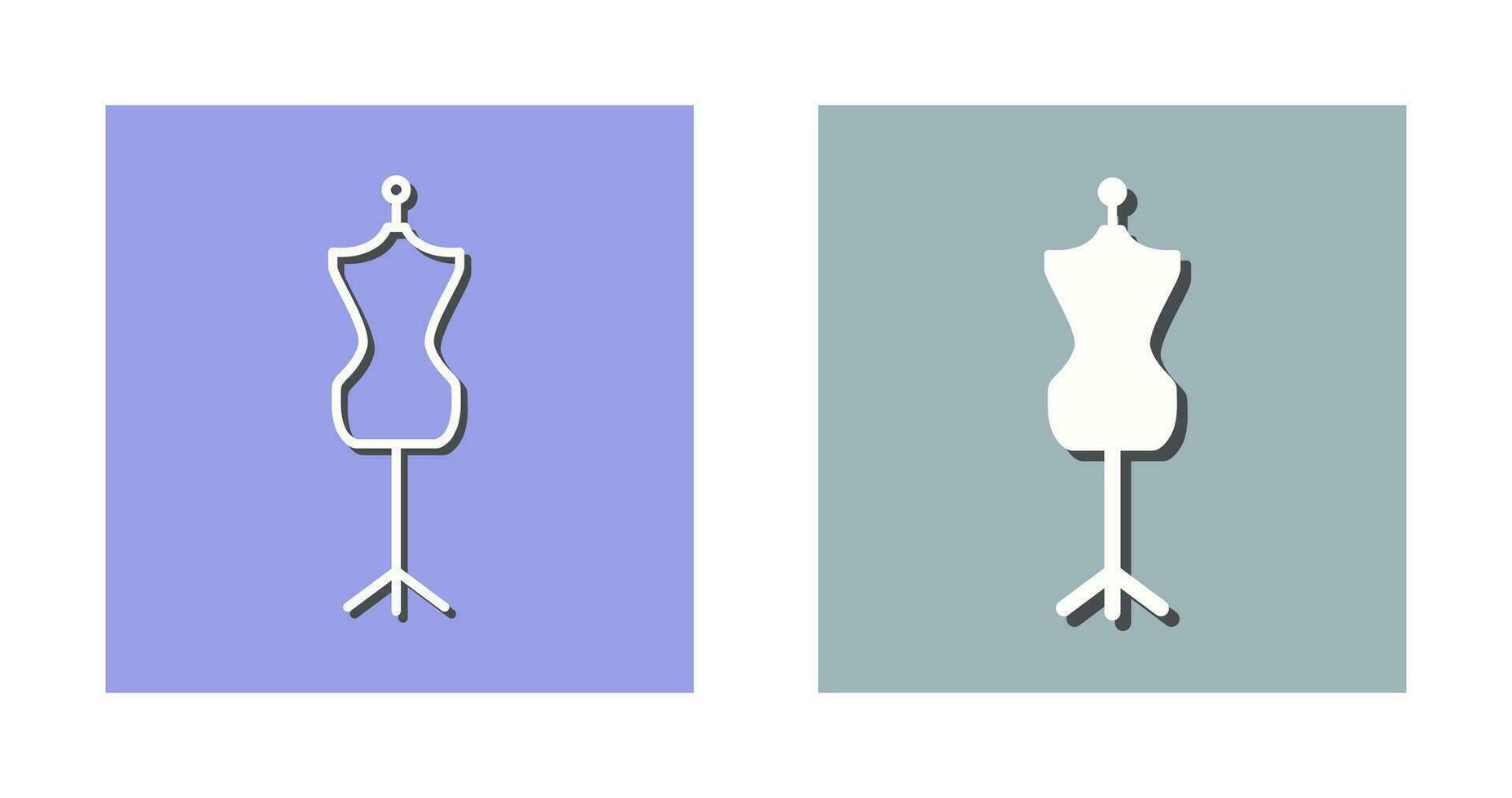 icono de vector de soporte de vestido