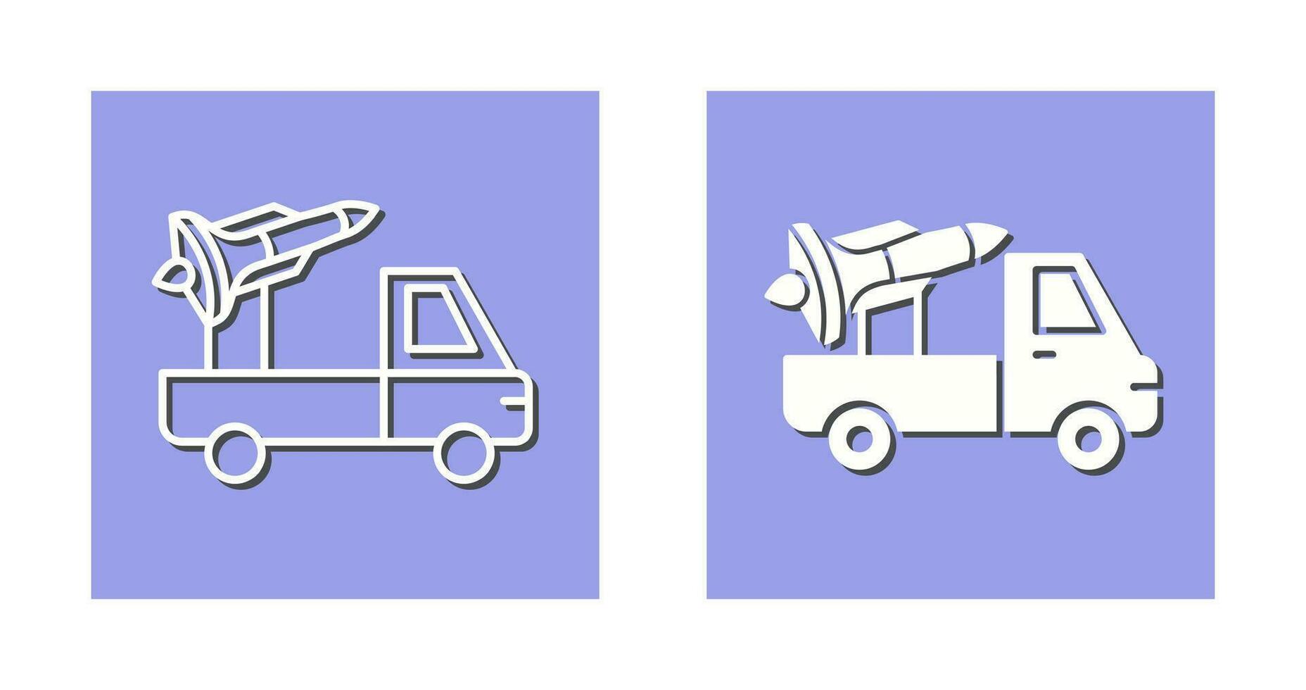 Missile Truck Vector Icon
