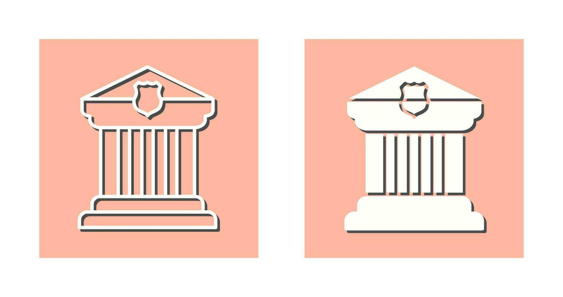 Courthouse Vector Icon