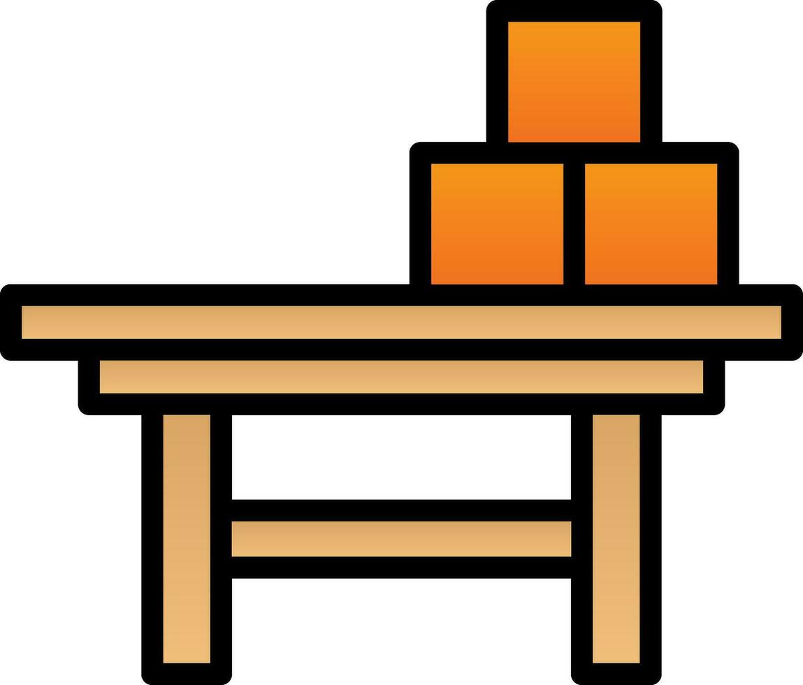 Table Vector Icon Design