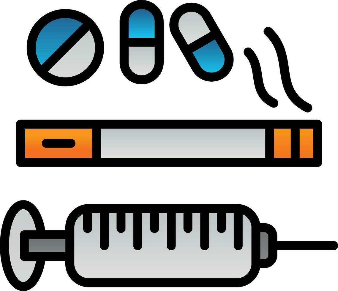 Adiction Vector Icon Design