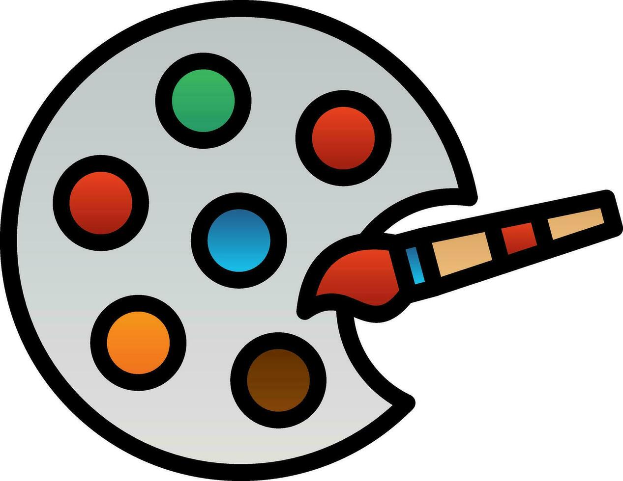 Paint Vector Icon Design
